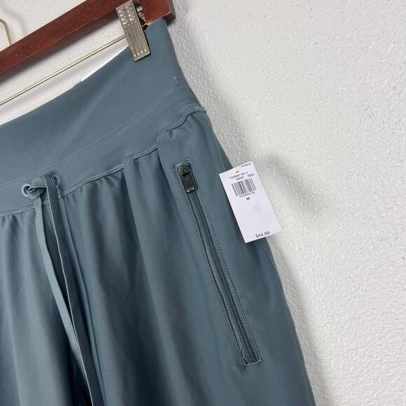 Old Navy Performance Ankle Joggers NWT Women’s Medium Teal Zip Pocket High Rise - Picture 4 of 7